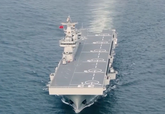 海軍新篇章，075型三號艦正式入列，海軍新篇章，075型三號艦正式入列啟航