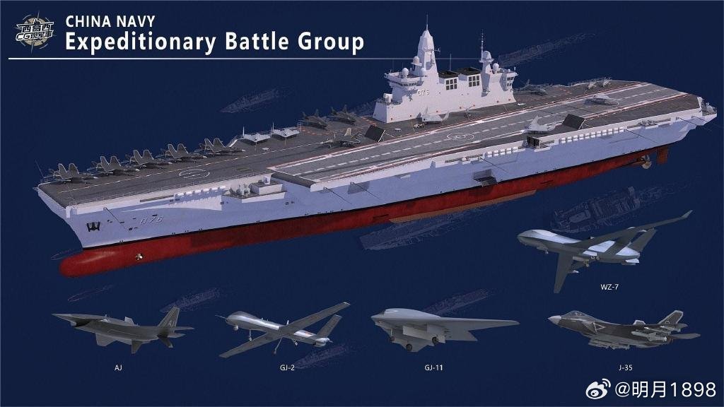 第四艘075最新消息,揭秘中國海軍新一代兩棲攻擊艦進展,揭秘中國海軍新一代兩棲攻擊艦進展,第四艘075最新消息曝光