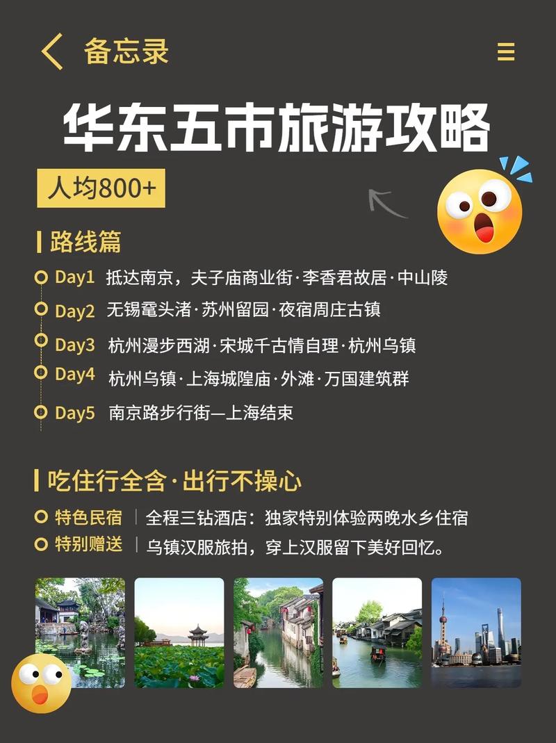 華東五市最佳旅游路線全攻略,華東五市旅游最佳路線全攻略