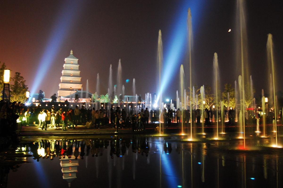 大雁塔音樂噴泉開放時間及相關信息詳解,大雁塔音樂噴泉開放時間、詳細信息全解析