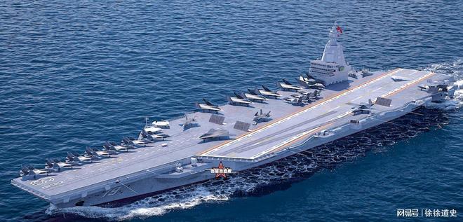 中國第4艘航母與全新設計的076攻擊艦,海軍力量的嶄新篇章,中國海軍力量新篇章,第四艘航母與全新設計的076攻擊艦亮相海域